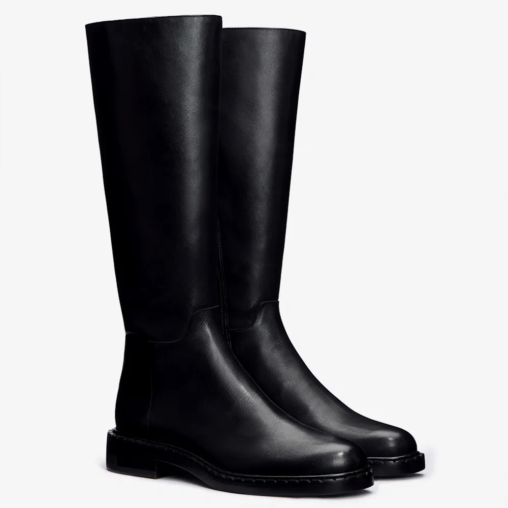 Reformation Black Combat & Moto Boots